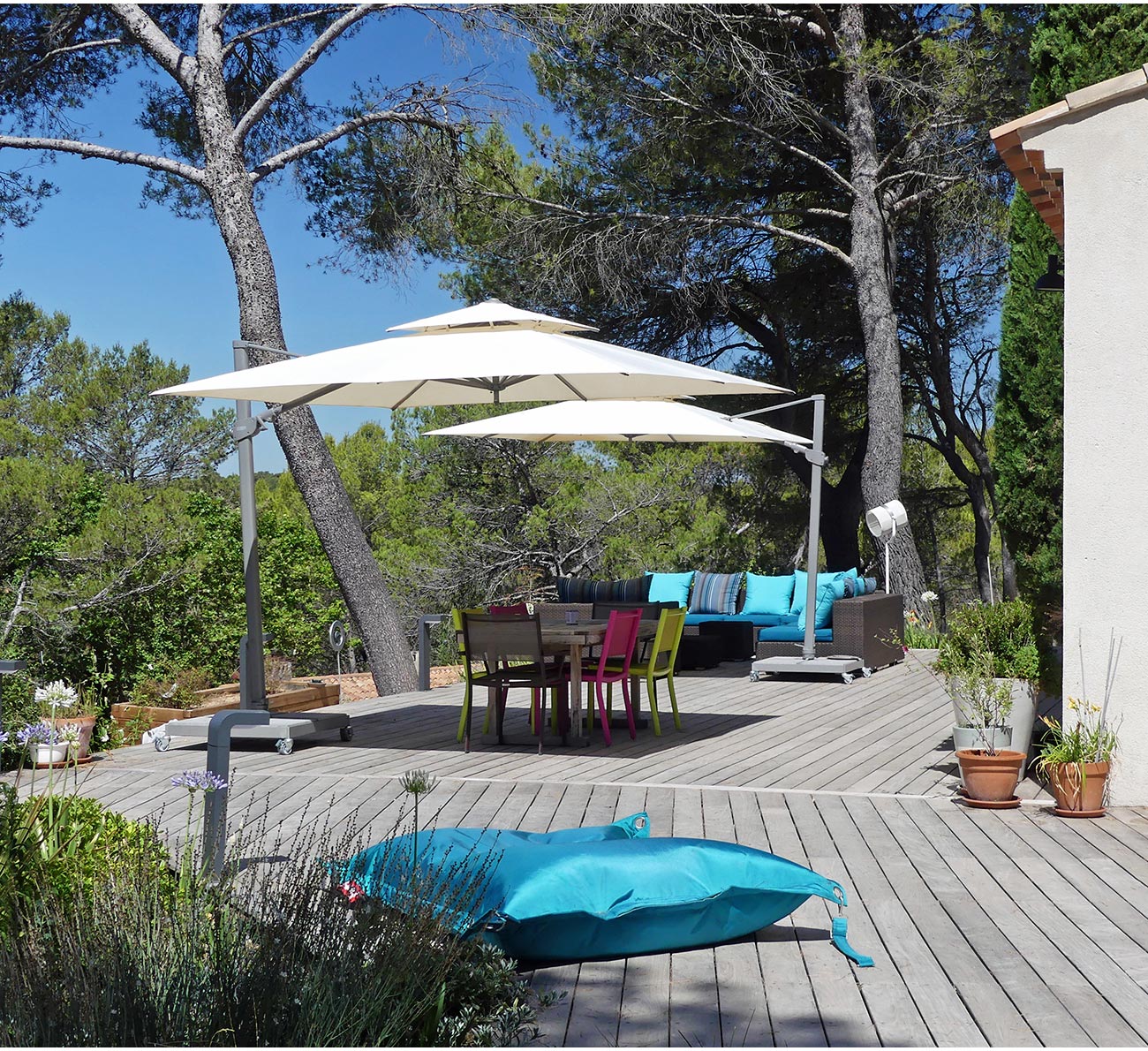 Atelier Naudier - Architecte paysagiste concepteur - Montpellier et Aix en Provence - Terrasse bois et mobilier de jardin - aménagement jardin