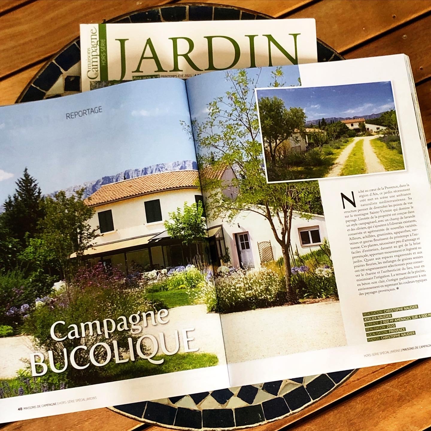 Atelier Naudier - Architecte Paysagiste connu - Articles et reportages magazine Maisons de Campagne - 5 - Plus beaux jardins de France