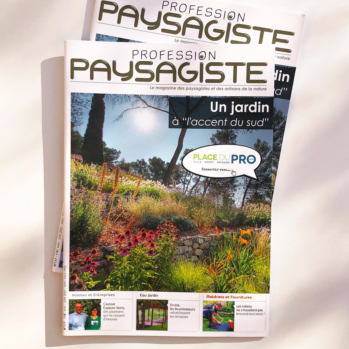 Atelier Naudier - Articles et reportages magazine - Profession Paysagiste - Architecte Paysagiste Concepteur connu - Montpellier et Aix-en-Provence