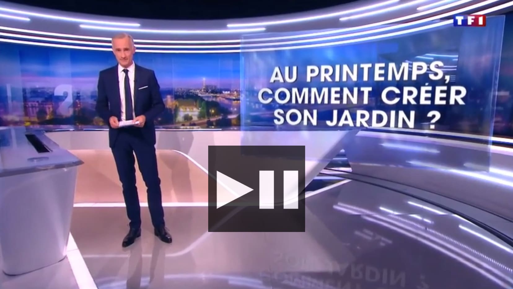 Reportage dans le 20h de TF1 « Comment créer son jardin ? »