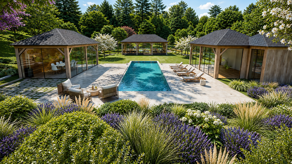 Atelier Naudier concepteur paysagiste Atelier Naudier Architecte Paysagiste Concepteur Jardin parisien piscine et poolhouse
