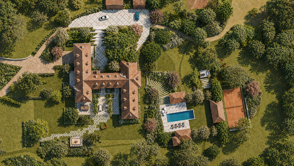 Atelier Naudier concepteur paysagiste Atelier Naudier Architecte Paysagiste Concepteur Vaste domaine contemporain