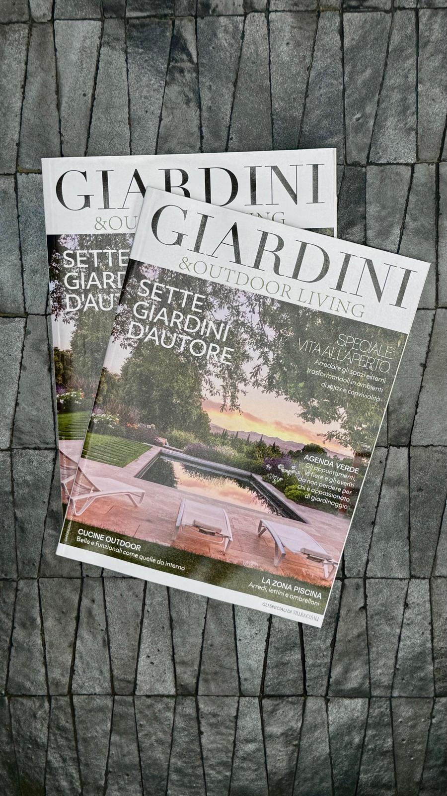 Parution dans le magazine italien « Giardini & Outdoor Living »