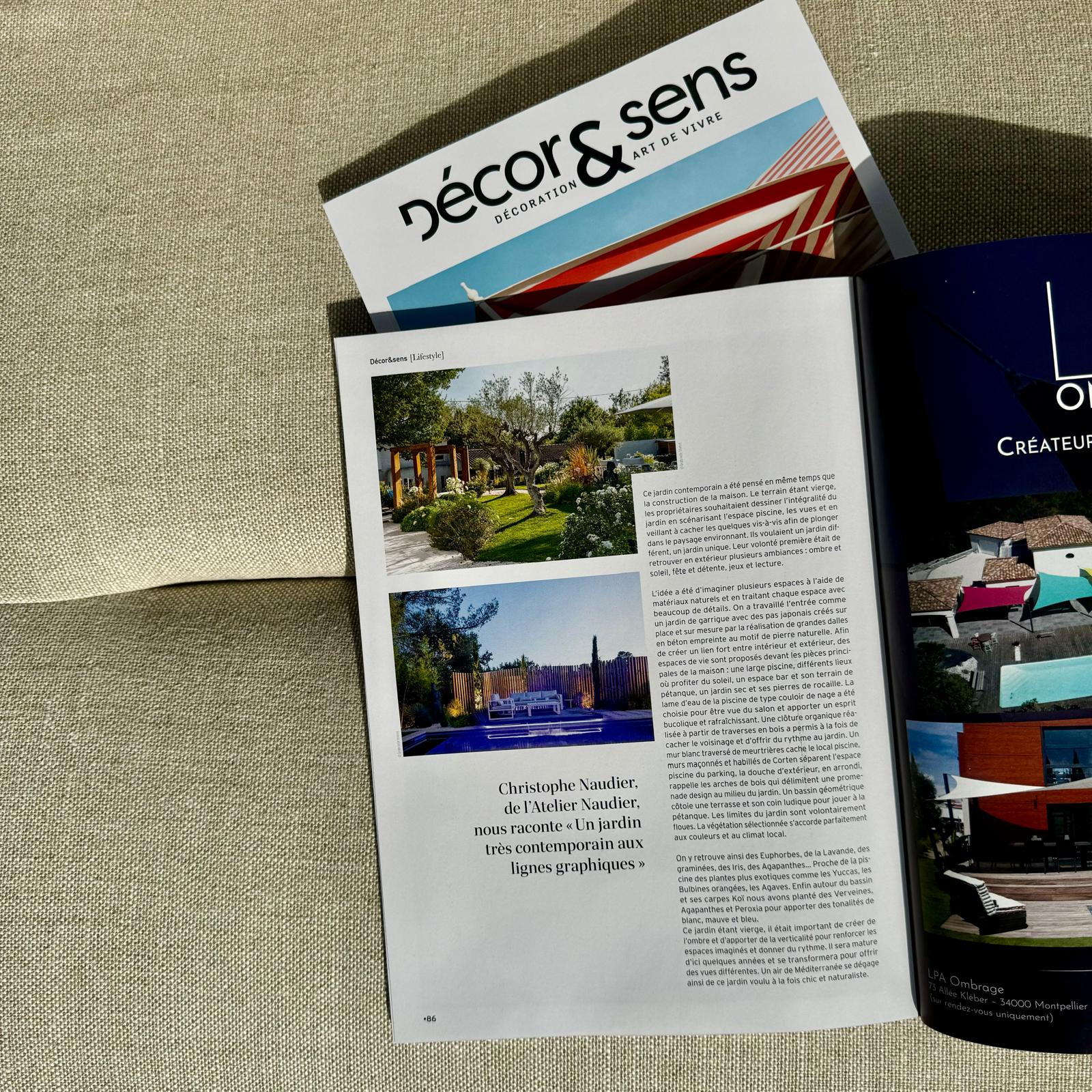 Reportage dans le magazine « Décor & Sens » : 4 Atelier Naudier concepteur paysagiste WhatsApp Image 2026 09 06 at 14.33.16 2