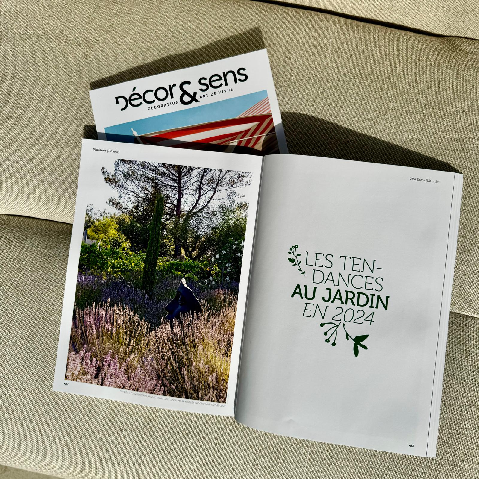 news 5 Reportage dans le magazine « Décor & Sens » :